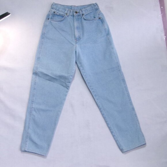 Vintage 80s Chic Jeans Light Wash Denim 5-Pocket Sz 8 Tall - Picture 1 of 7